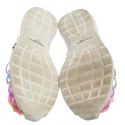 مملوكة مسبقًا Sophia Webster Multicolor PVC  Jumbo Lilico T Strap Sandals Size 41