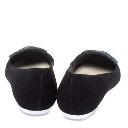 Pre Owned Sophia Webster Black Suede Bibi Butterfly Pointed Toe Ballet Flats Size 37