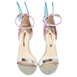 Pre Owned Sophia Webster Multicolour Leather Chiara Ankle Strap Sandals Size 41