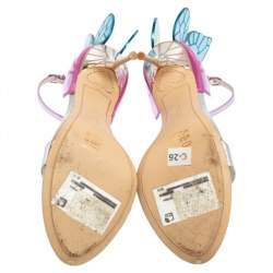 Pre Owned Sophia Webster Multicolour Leather Chiara Ankle Strap Sandals Size 41