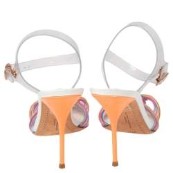 Pre Owned Sophia Webster Multicolor PVC And Jelly Coralie Ankle Strap Sandals Size 37.5