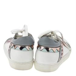 Sophia Webster Multicolor Leather Low Top Riko Sneakers Size 39