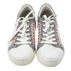 Sophia Webster Multicolor Leather Low Top Riko Sneakers Size 39