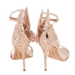 مملوكة مسبقًا صندل سوفيا ويبستر إفانغلاين جلد ذهبي وردي  مقاس 39.5