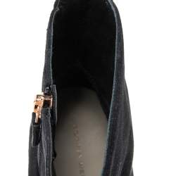 Pre Owned Sophia Webster Black Suede Felicity Ankle Boots Size 41