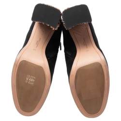 Pre Owned Sophia Webster Black Suede Felicity Ankle Boots Size 41