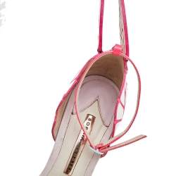Pre Owned Sophia Webster Multicolor Leather Chiara Ankle Strap Sandals Size 40