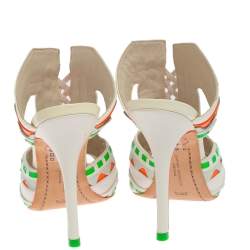 Sophia Webster Multicolor Leather Riko Mule Sandals Size 38.5