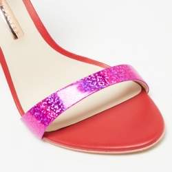 Sophia Webster Tri-Color Leather Chiara Ankle-Strap Sandals Size 40