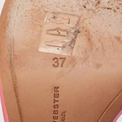 Pre Owned Sophia Webster Multicolor Leather Oprah Hot Stepper Slingback Sandals Size 37