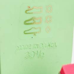 Pre Owned Sophia Webster Multicolor Leather And Cork Platform Sandals Size 39.5