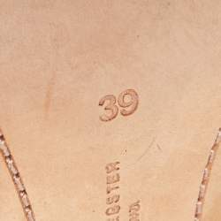 Pre Owned Sophia Webster Metallic Purple Laser Cut Foil Leather Cherub Winged Lace Up Mule Sandals Size 39