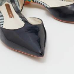 Sophia Webster Multicolor Leather T-Strap Pointed Toe Flat Sandals Size 36.5