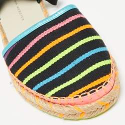 Sophia Webster Multicolor Fabric New Juana Ribbon Espadrille Flats Size 39.5