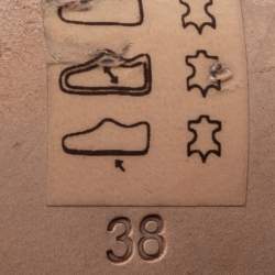 Pre Owned Sophia Webster Metallic Rose Gold Leather Chiara Butterfly Ankle Strap Sandals Size 38