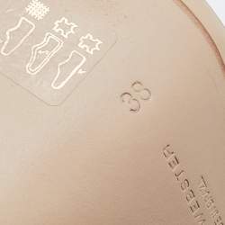 Pre Owned Sophia Webster Black Satin Rosalind Ankle Strap Sandals Size 38