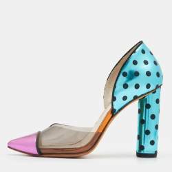 Sophia Webster Multicolor Leather And PVC Jessica Pumps Size 36