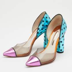 Sophia Webster Multicolor Leather And PVC Jessica Pumps Size 36