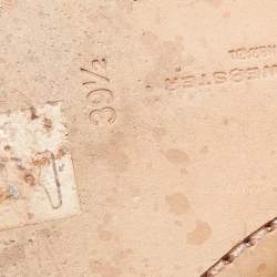 Pre Owned Sophia Webster Multicolor Leather Lilico Embellished Flat Sandals Size 39.5