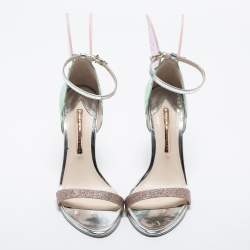 Sophia Webster Multicolor Leather and Glitter Chiara Sandals Size 39.5
