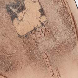 Pre Owned Sophia Webster Black Embroidered Suede Bibi Butterfly Pointed Toe Ballet Flats Size 38.5