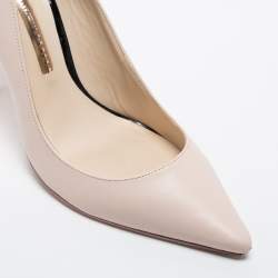 Sophia Webster Beige Leather Pointed Toe Pumps Size 40.5