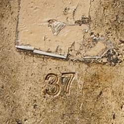 Pre Owned Sophia Webster Beige Shimmer Leather Bibi Butterfly Ballet Flats Size 37