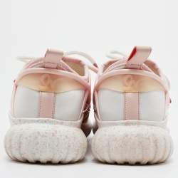 Sophia Webster Pink Rubber and Neoprene Chiara Low Top Sneakers Size 36