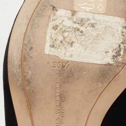Sophia Webster Black Suede Bibi Butterfly Flat Mules Size 39.5