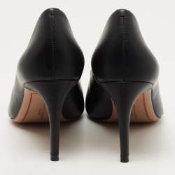 Pre Owned Sophia Webster Black Leather Pointed Toe Pumps Size 41