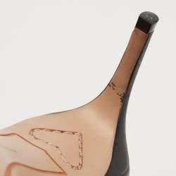 Pre Owned Sophia Webster Black Leather Pointed Toe Pumps Size 41