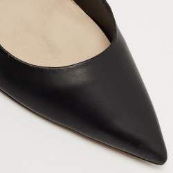 Pre Owned Sophia Webster Black Leather Pointed Toe Pumps Size 41