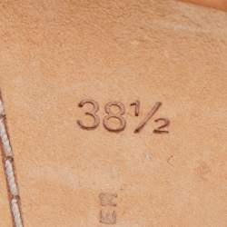 Pre Owned Sophia Webster Black/White Suede and Patent Leather Riko Cut Out Ankle Sandals Size 38.5