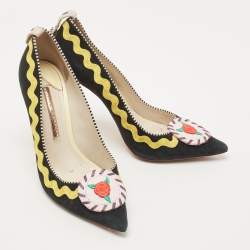 Sophia Webster Black Suede Pumps Size 39.5