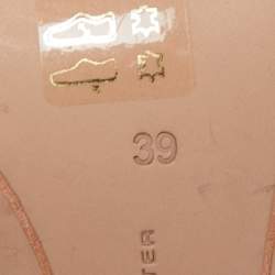 Pre Owned Sophia Webster White/Black PVC And Leather Rosalind Crystal Embellished Ankle Strap Sandals Size 39