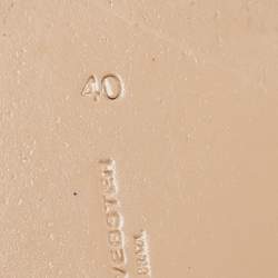 Pre Owned Sophia Webster Transparent PVC Crystal Embellished Madame Butterfly Flat Slides Size 40