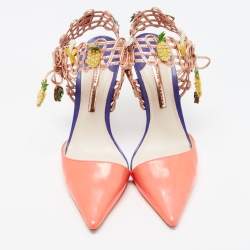 Sophia Webster Multicolor Leather Embellished Ankle Wrap Sandals Size 41