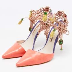 Sophia Webster Multicolor Leather Embellished Ankle Wrap Sandals Size 41