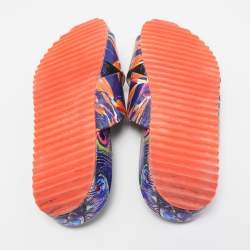 Sophia Webster Multicolor Printed Leather Slides Size 40.5