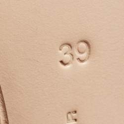 Pre Owned Sophia Webster Black Suede and Glitter Elastic Pumps Size 39