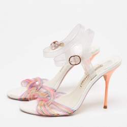 Sophia Webster Multicolor PVC Coralie Ankle Strap Sandals Size 38.5