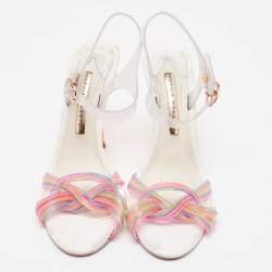 Sophia Webster Multicolor PVC Coralie Ankle Strap Sandals Size 38.5