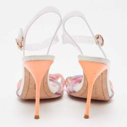 Sophia Webster Multicolor PVC Coralie Ankle Strap Sandals Size 38.5