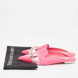 Sophia Webster Pink Satin Mules Size 39.5