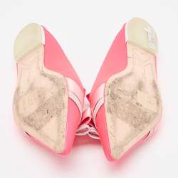 Sophia Webster Pink Satin Mules Size 39.5