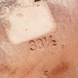 Pre Owned Sophia Webster Silver Patent Rosalind Ankle Strap Sandals Size 38.5