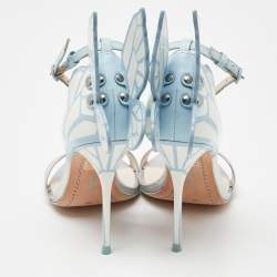 Sophia Webster Multicolor Patent Leather Chiara Butterfly Ankle Strap Sandals Size 38