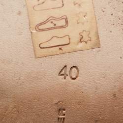 Pre Owned Sophia Webster Black/Rose Gold Suede and Leather Evangeline Sandals Size 40