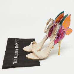 Sophia Webster Multicolor Leather Chiara Butterfly Sandals Size 37
