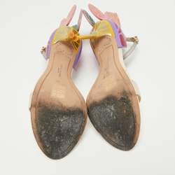 Sophia Webster Multicolor Leather Chiara Butterfly Sandals Size 37